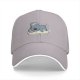 Black baseball cap with sleeping koala and 'nap' graphic