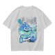 Olive green t-shirt with a slime jam graphic design