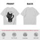 Olive T-Shirt With Sorry I Can't Black Cat Graphic Print