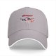 Black baseball cap with Powerpuff-style girl characters graphic