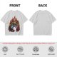Olive T-shirt with Final Fantasy Vivi and Moogle Fire Artwork