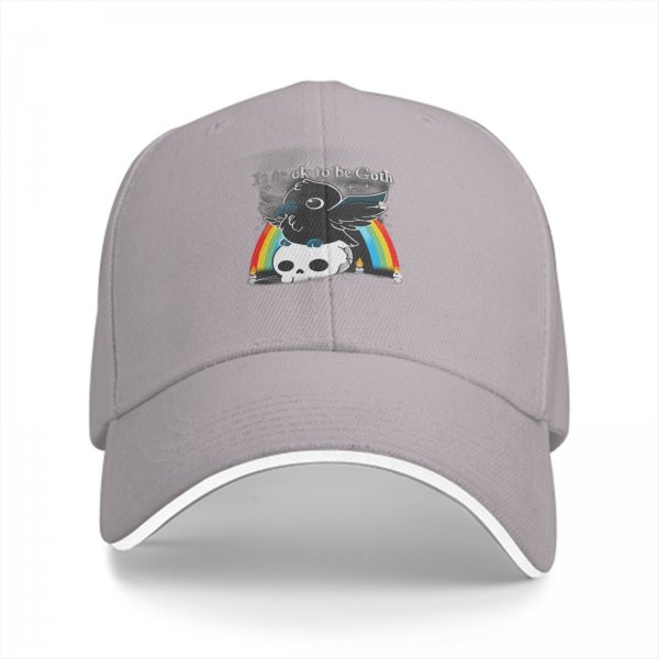 It is ok to be Goth graphic baseball cap