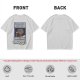Olive green t-shirt with E.T. phone home graphic print
