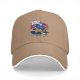 Black Baseball Cap With Cobra Puffs Graphic Print