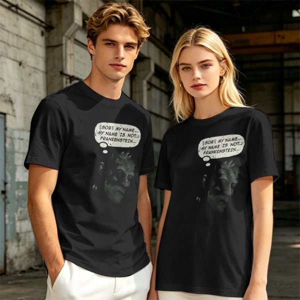 Frankenstein Monster 'My Name Is Not Frankenstein' Graphic T-Shirt