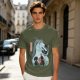 Anime Dragon and Girl Graphic Tee for Fantasy Fans