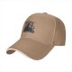 Black Baseball Cap With Grim Reaper Holding Scythe And Drink Graphic