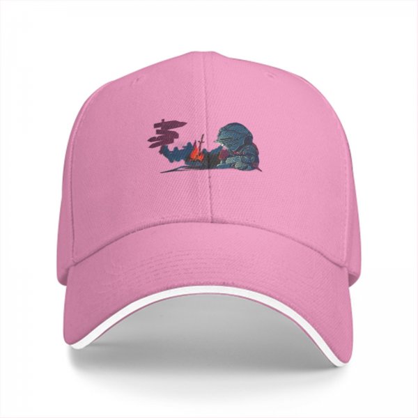 Black Baseball Cap With Knight By Campfire Graphic Print