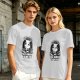 Olive t-shirt with Wednesday Addams 'I Like People Far Away From Me' print
