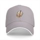 Black Baseball Cap with Cute Boba Tea Print