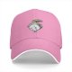 Black baseball cap with Totoro holding umbrella and red sun graphic