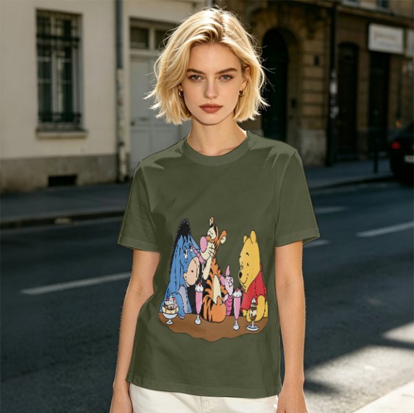 Winnie the Pooh and Friends Ice Cream Graphic T-Shirt