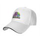 Black baseball cap with Elisa Sue graphic and text print