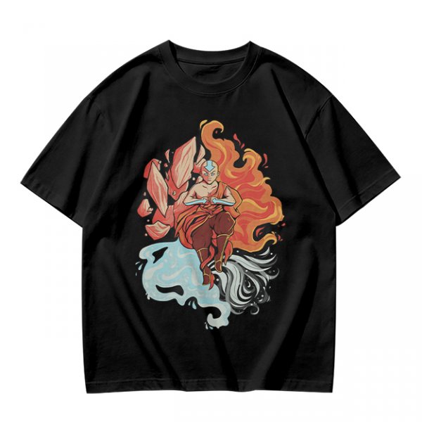 Avatar Aang Element Bending Graphic T-Shirt