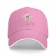Black baseball cap with playful cartoon skeleton graphic