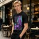 Attack on Titan Anime Villains Neon Graphic T-Shirt