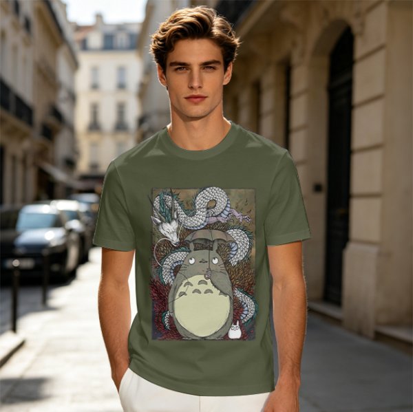 Studio Ghibli Anime Characters Graphic Tee
