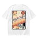 Olive t-shirt with retro guide to adulthood VHS-style print