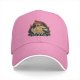 Black Baseball Cap Featuring This Is Fine Meme Dog Art