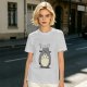 Olive T-shirt with Angry Totoro Graphic Print