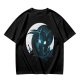 Olive T-Shirt With Glowing Dark Dragon Moon Print