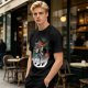 Olive T-Shirt Featuring Captain Hook and Mr. Smee from Peter Pan