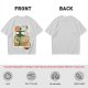 Howl's Moving Castle Stamp Graphic Olive T-Shirt
