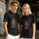 Olive Graphic T-Shirt with Cute Mothman Respect The Locals Print