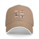 Black Baseball Cap With Sushi Cat Illustrations