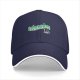 Black Baseball Cap With Green Scandalacious Graphic Print