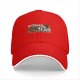 Black baseball cap with 'I Hate Fall' retro graphic print