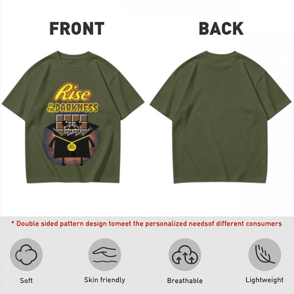 Rise of the Darkness Vampire Chocolate Bar Graphic T-Shirt