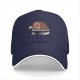 Black Baseball Cap With Hamlet Ham And Skull Graphic Print