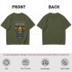 Olive T-Shirt With Skeletor The Power Of Christmas Graphic Print