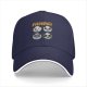 Black Baseball Cap With KISS Style Panda Band Graphic