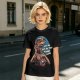 Olive t-shirt with E.T. 'Get Me Out Of This Planet ASAP' print