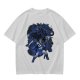Olive T-Shirt with Skeletor Dark Fantasy Graphic Print