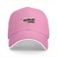 Black baseball cap with 'Living The Dream Plan B' graphic print