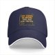 Black baseball cap with 'Too Young To Retire Too Old For TikTok' print