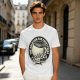 Olive t-shirt with coffee themed 'the solution for everything' print