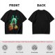Olive T-shirt with Samurai Warrior and Helmet Art Print