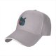 Black baseball cap with cute dragon reading a book graphic