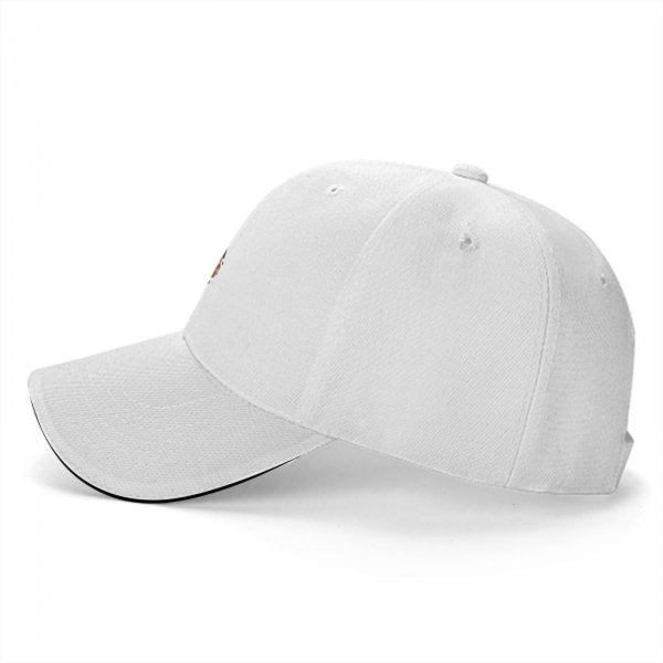 Black baseball cap with 'Enjoy Your Monday' grim reaper coffee graphic