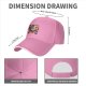 Black baseball cap with Halloween animal cupcake graphic design