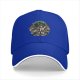 Black Baseball Cap With Anime Swordsman Graphic Print