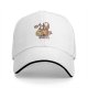 Black Baseball Cap With Cute Dog Chef Cooking Waffles Design