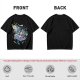 Olive t-shirt with whimsical bento box animal graphic print