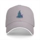 Black Baseball Cap With Decorated Christmas Tree Graphic