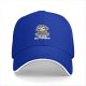 Black baseball cap with gaming sloth 'We Just Respawn' print