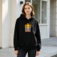 Good Morning World Sarcastic Sunshine Black Hoodie